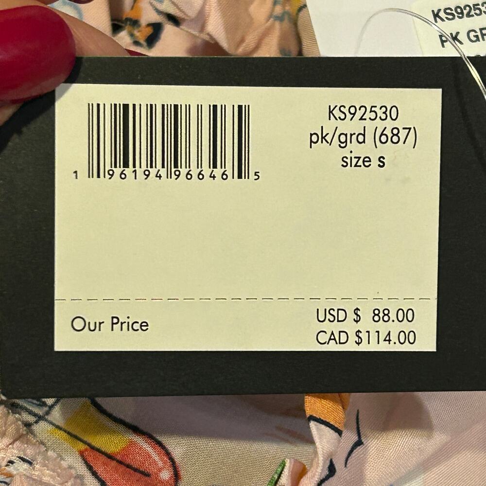 Kate Spade NY Camisole pajama casual top NWT Size small - Picture 7 of 8